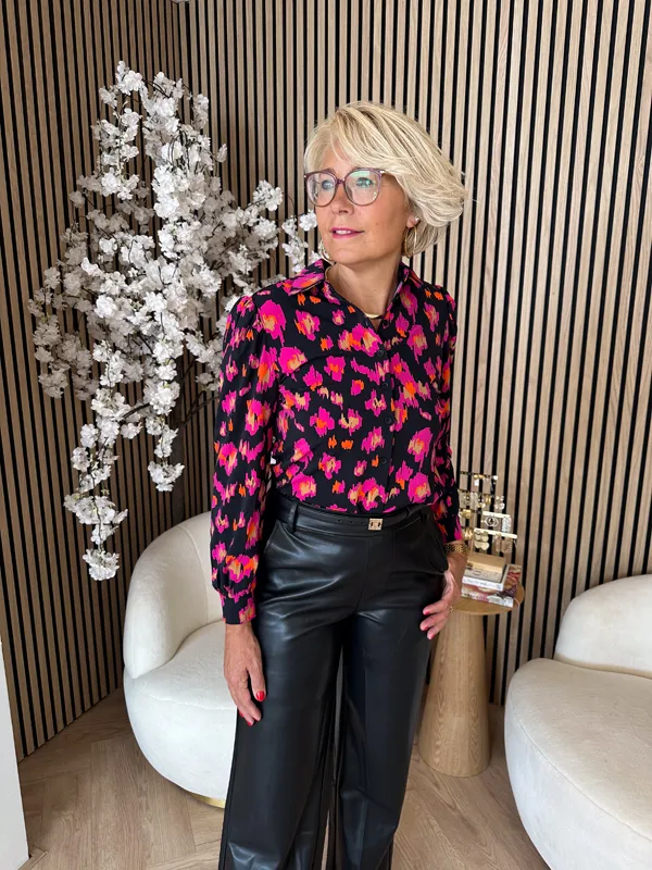 LADY DAY – BLOUSE PHILLY – ART LEOPARD PRINT