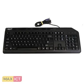 Acer KB.PS20B.018 toetsenbord PS/2 QWERTY IJslands Zwart