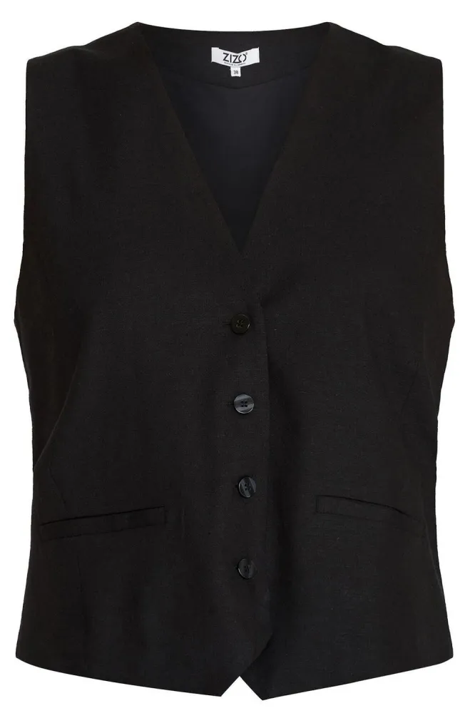 ADORE GILET SU24 ADD 605 BLACK D5