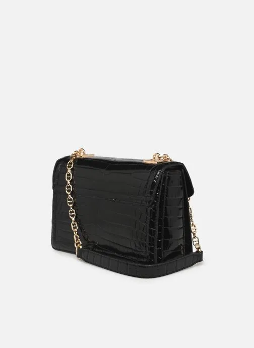      LOVE MOSCHINO CHAIN DETAIL CROCO JC4384PP0L  ZWART   