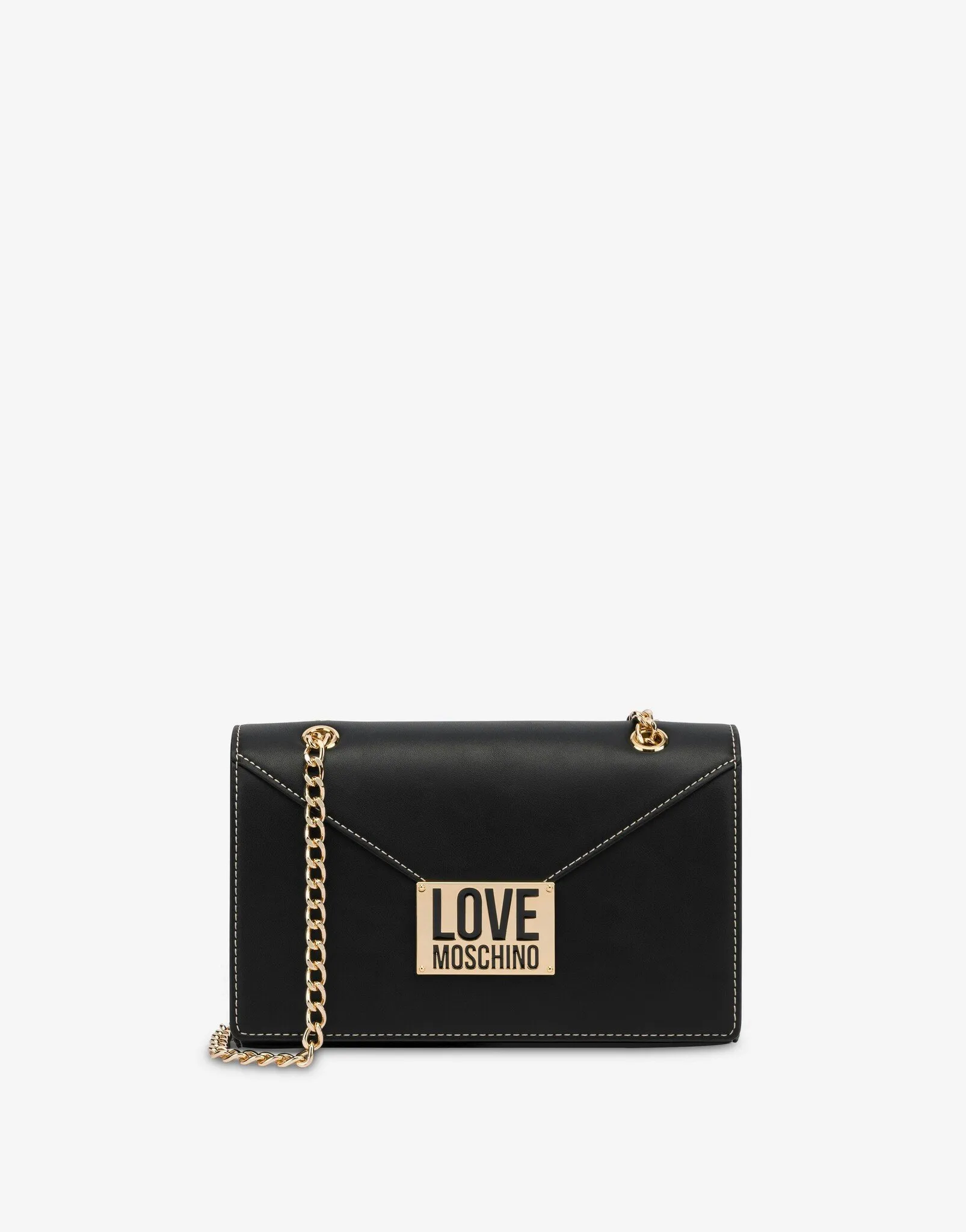 LOVE MOSCHINO SHOULDER BAG ENJOY THE LITTLE THINGSBLACK 