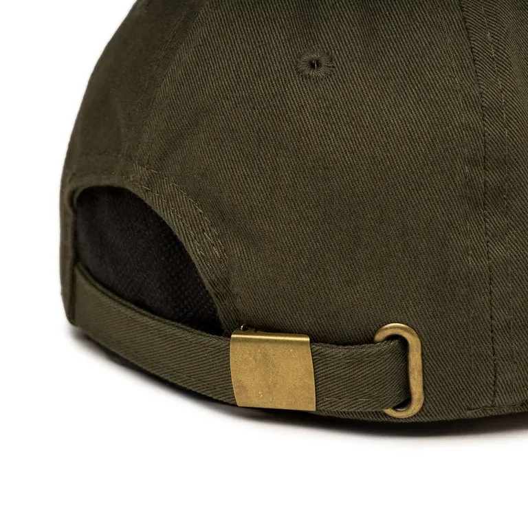Museum of Peace & Quiet Wordmark Dad Hat Olive