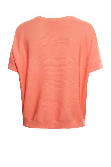 Poools fijngebreid vest