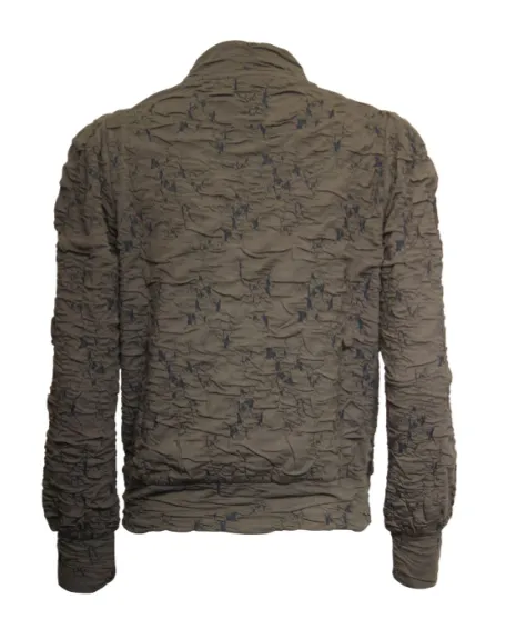 POOOLS JAQUARD SWEAT 433202DARK OLIVE