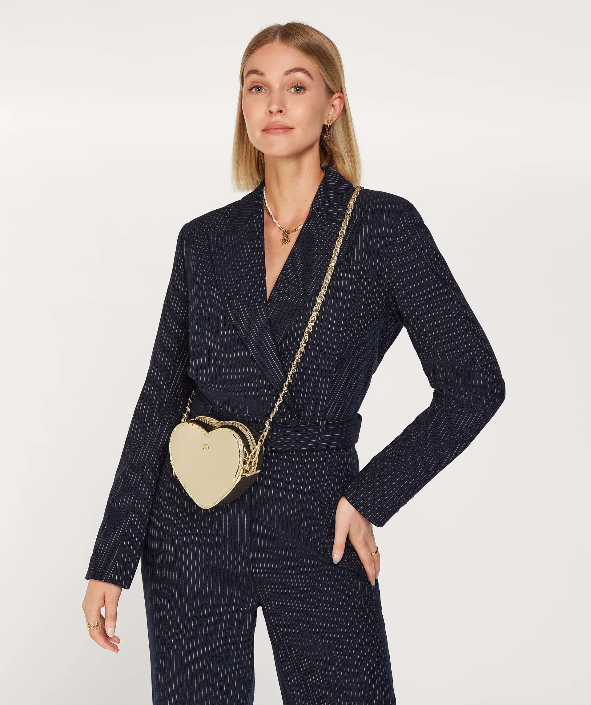 SEFFE TAS IN HARTVORM  GOLD