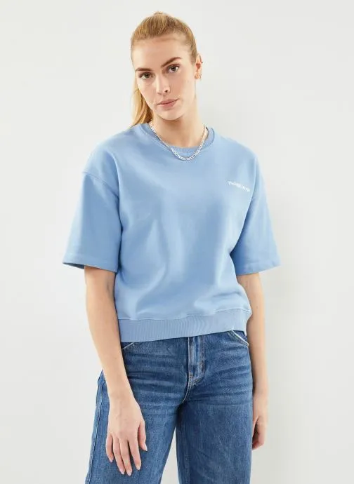      THE JOGG CONCEPT JCSAKI SS SWEAT  BLAUW   