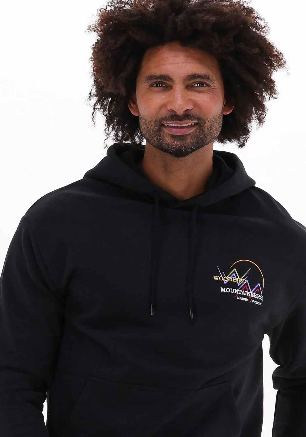 zwarte woodbird sweater dash mountaineer hoodie